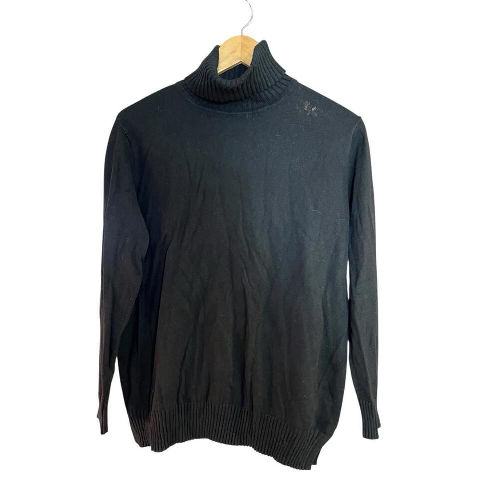 Women's Black gap long sleeve Turtle Neck Sweater Size M